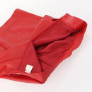 Christian Dior skirt Leather Red CC Auth am10735-5