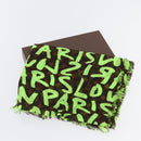 LOUIS VUITTON Monogram Graffiti Scarf Green LV Auth am10736SV-16