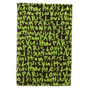 LOUIS VUITTON Monogram Graffiti Scarf Green LV Auth am10736SV-2