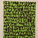 LOUIS VUITTON Monogram Graffiti Scarf Green LV Auth am10736SV-3