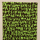 LOUIS VUITTON Monogram Graffiti Scarf Green LV Auth am10736SV-6
