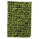 LOUIS VUITTON Monogram Graffiti Scarf Green LV Auth am10736SV-8
