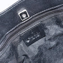 GUCCI Sherry Hand Bag Leather outlet Black Silver 000 0860 Auth am10737-18