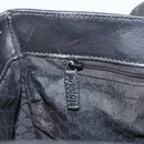 GUCCI Sherry Hand Bag Leather outlet Black Silver 000 0860 Auth am10737-21