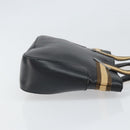 GUCCI Sherry Hand Bag Leather outlet Black Silver 000 0860 Auth am10737-3