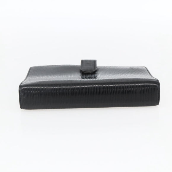 LOUIS VUITTON Epi Agenda MM Day Planner Cover Black R20042 LV Auth am10744