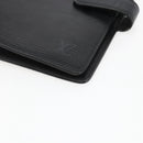 LOUIS VUITTON Epi Agenda MM Day Planner Cover Black R20042 LV Auth am10744-14