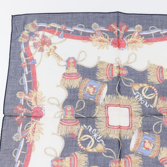 CELINE Handkerchief Cotton 2 Set Navy Red Auth am10748V