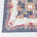CELINE Handkerchief Cotton 2 Set Navy Red Auth am10748V-12