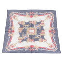 CELINE Handkerchief Cotton 2 Set Navy Red Auth am10748V-14