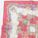 CELINE Handkerchief Cotton 2 Set Navy Red Auth am10748V-3