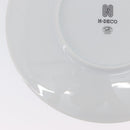 HERMES H DECO Plate Pottery White Black Auth am10749SAV-12