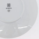 HERMES H DECO Plate Pottery White Black Auth am10749SAV-13
