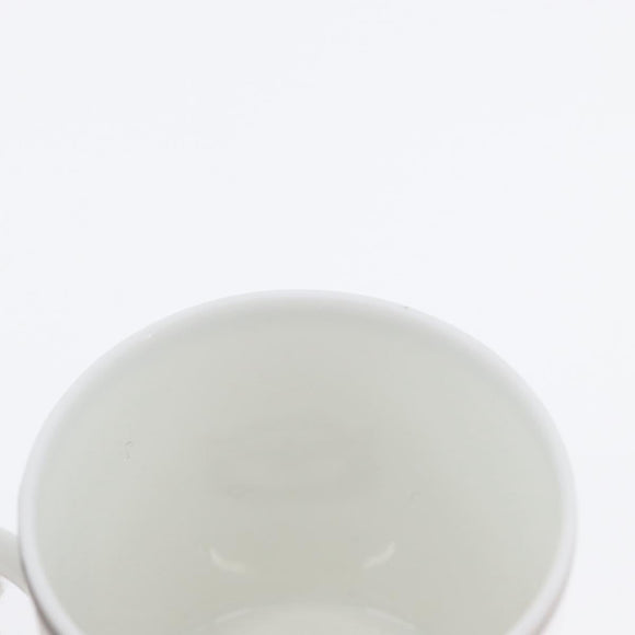 HERMES Schoendunkle Platinum Cup and Saucer Set of 2 Pottery Auth am10750SAV