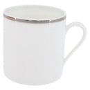HERMES Schoendunkle Platinum Cup and Saucer Set of 2 Pottery Auth am10750SAV-21