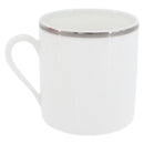 HERMES Schoendunkle Platinum Cup and Saucer Set of 2 Pottery Auth am10750SAV-22