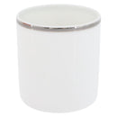 HERMES Schoendunkle Platinum Cup and Saucer Set of 2 Pottery Auth am10750SAV-23