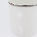 HERMES Schoendunkle Platinum Cup and Saucer Set of 2 Pottery Auth am10750SAV-26