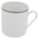 HERMES Schoendunkle Platinum Cup and Saucer Set of 2 Pottery Auth am10750SAV-3