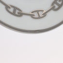 HERMES Schoendunkle Platinum Cup and Saucer Set of 2 Pottery Auth am10750SAV-35
