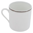 HERMES Schoendunkle Platinum Cup and Saucer Set of 2 Pottery Auth am10750SAV-4