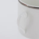 HERMES Schoendunkle Platinum Cup and Saucer Set of 2 Pottery Auth am10750SAV-8