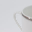 HERMES Schoendunkle Platinum Cup and Saucer Set of 2 Pottery Auth am10750SAV-9