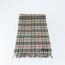 Burberrys Nova Check Scarf Wool Gray Auth am10751-2