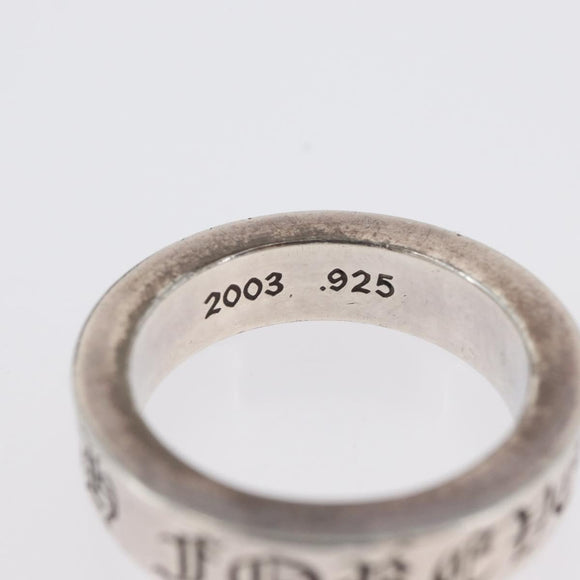 Chrome Hearts Forever Ring Ag925 Silver Auth am10752SM