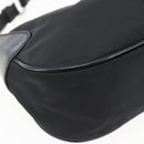 PRADA Hand Bag Nylon Leather Black Silver BR3043 Auth am10754SAV-15
