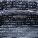 PRADA Hand Bag Nylon Leather Black Silver BR3043 Auth am10754SAV-21