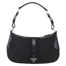 PRADA Hand Bag Nylon Leather Black Silver BR3043 Auth am10754SAV-13
