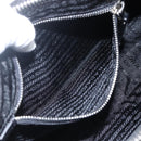 PRADA Hand Bag Nylon Leather Black Silver BR3043 Auth am10754SAV-25
