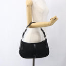 PRADA Hand Bag Nylon Leather Black Silver BR3043 Auth am10754SAV-26
