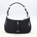 PRADA Hand Bag Nylon Leather Black Silver BR3043 Auth am10754SAV-12