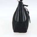 PRADA Hand Bag Nylon Leather Black Silver BR3043 Auth am10754SAV-4