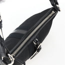 PRADA Hand Bag Nylon Leather Black Silver BR3043 Auth am10754SAV-6