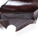 FENDI Zucca Canvas Geldbörse Leder Schwarz Braun Auth am10756V-11