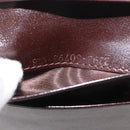 FENDI Zucca Canvas Geldbörse Leder Schwarz Braun Auth am10756V-12