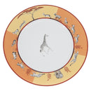 HERMES Africa Plate Pottery White Yellow Orange Auth am10758SAV-1