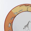 HERMES Africa Plate Pottery White Yellow Orange Auth am10758SAV-3