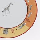 HERMES Africa Plate Pottery White Yellow Orange Auth am10758SAV-6
