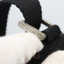 PRADA Shoulder Bag Nylon Black Silver Auth am10762-9