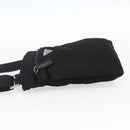 PRADA Shoulder Bag Nylon Black Silver Auth am10762-3