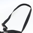 PRADA Shoulder Bag Nylon Black Silver Auth am10762-14