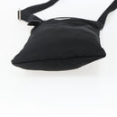 PRADA Shoulder Bag Nylon Black Silver Auth am10762-5