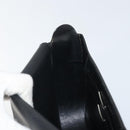Christian Dior Horsebit Shoulder Bag Leather Black Silver Auth am10763-19