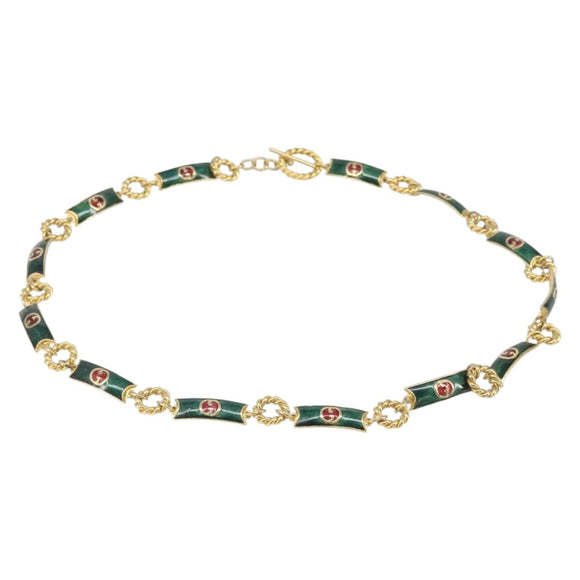 GUCCI Chain Belt metal 35.4"" Gold Auth am10765V