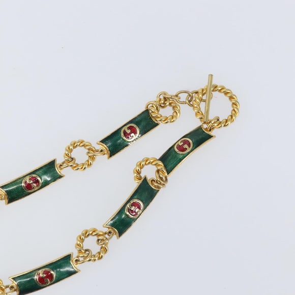 GUCCI Chain Belt metal 35.4"" Gold Auth am10765V