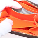 LOUIS VUITTON Monogram graffiti Zippy Coin Purse Orange M93708 Auth am10766SAV-10